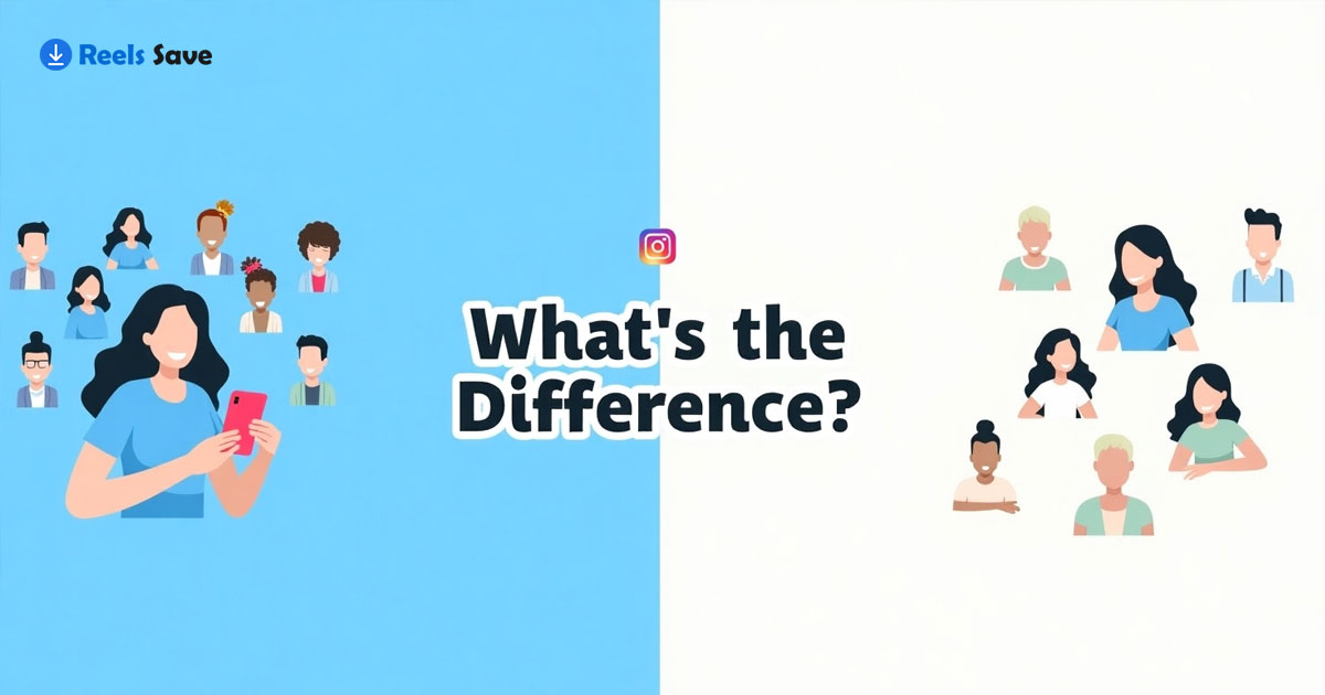 What is the difference between followers and following on instagram