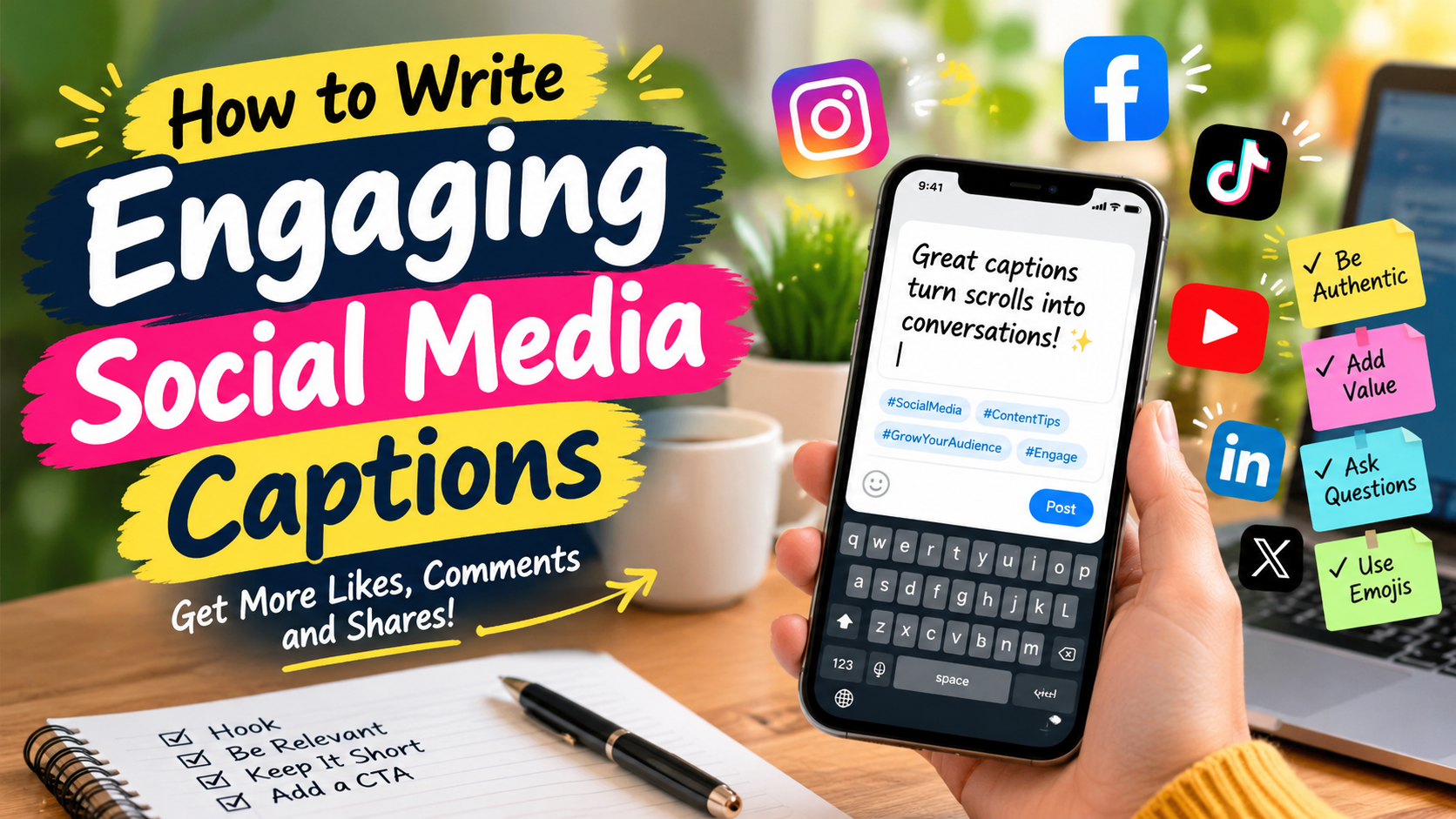 How to Write Engaging Social Media Captions: 9 Easy, Proven Tips
